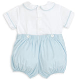 Sterling Boys Blue Heirloom Button-On Bubble