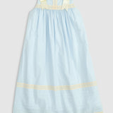 Cambridge Blue Sleeveless Heirloom Dress