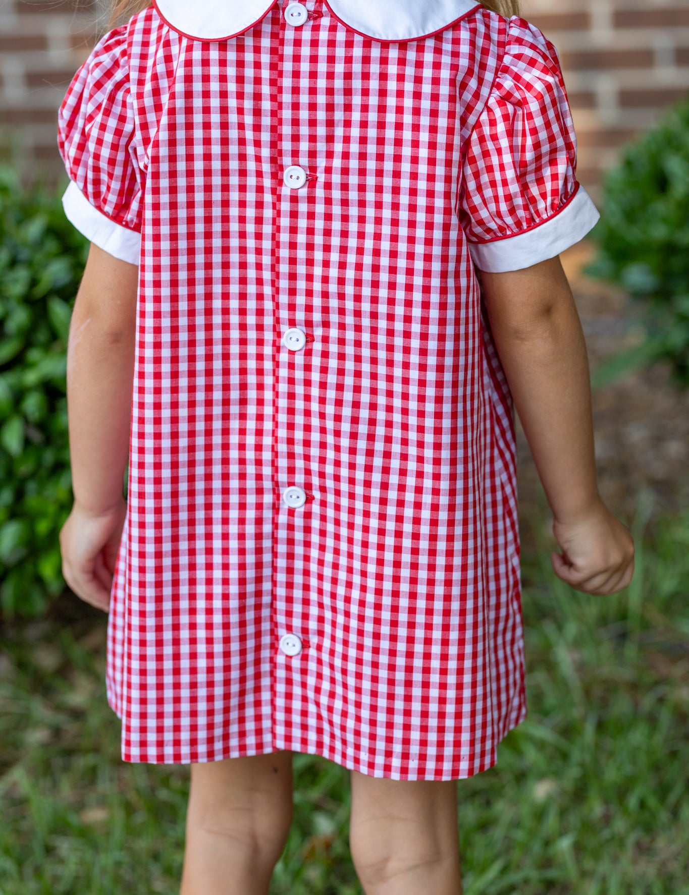 Dolly Red Gingham A-Line Raggedy Ann Applique Dress