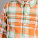 Autumn Plaid Boys' Collared Button Down Shirt