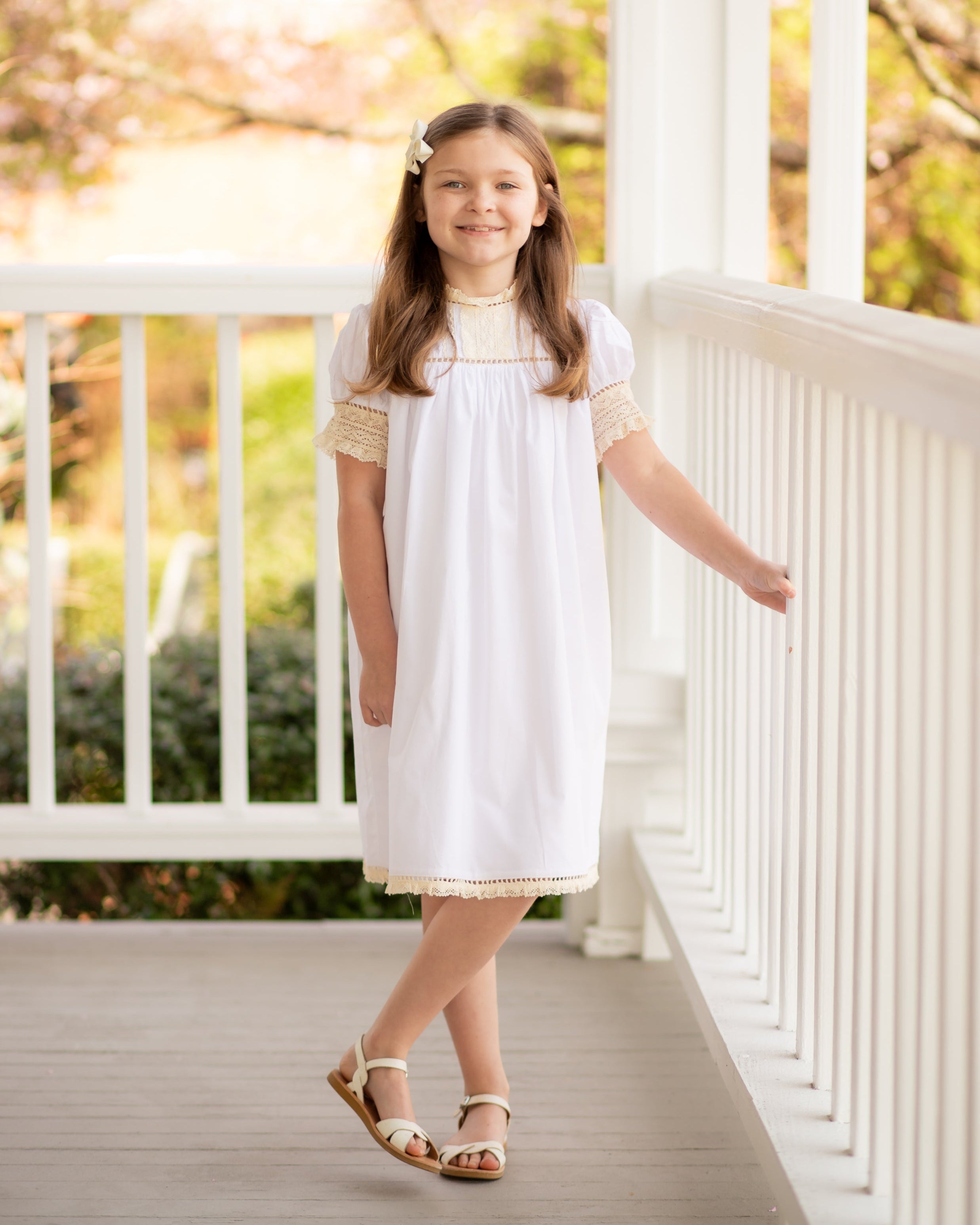 Dover Lace White Heirloom Dress 4T