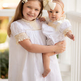 Dover Lace White Heirloom Dress