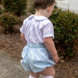 Sterling Boys Blue Heirloom Button-On Bubble