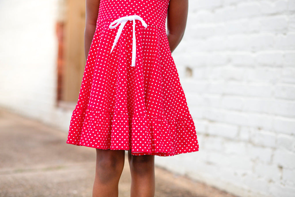 Sweetie Knit Polka Dot Dress poshpickle.com Sweetie Knit Polka Dot Dress poshpickle.com