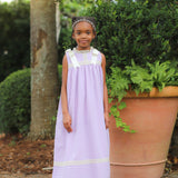 Cambridge Lilac Sleeveless Heirloom Dress