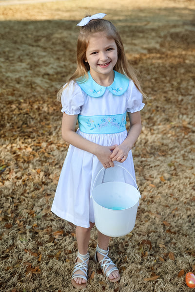 Le Petit Lapin Embroidered Bunny Dress