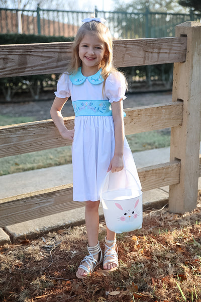 Le Petit Lapin Embroidered Bunny Dress