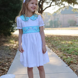 Le Petit Lapin Embroidered Bunny Dress