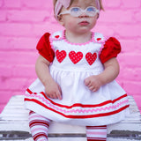 Be Mine Heart Applique Dress & Bloomer Set