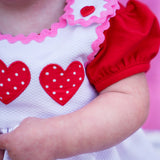 Be Mine Heart Applique Dress & Bloomer Set