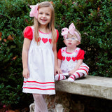 Be Mine Heart Applique Dress