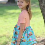 Pumpkin Harvest Girls' Fall Print Tunic and Leggings Set
