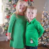 Oh So Jolly Collared Boys' Knit Shirt