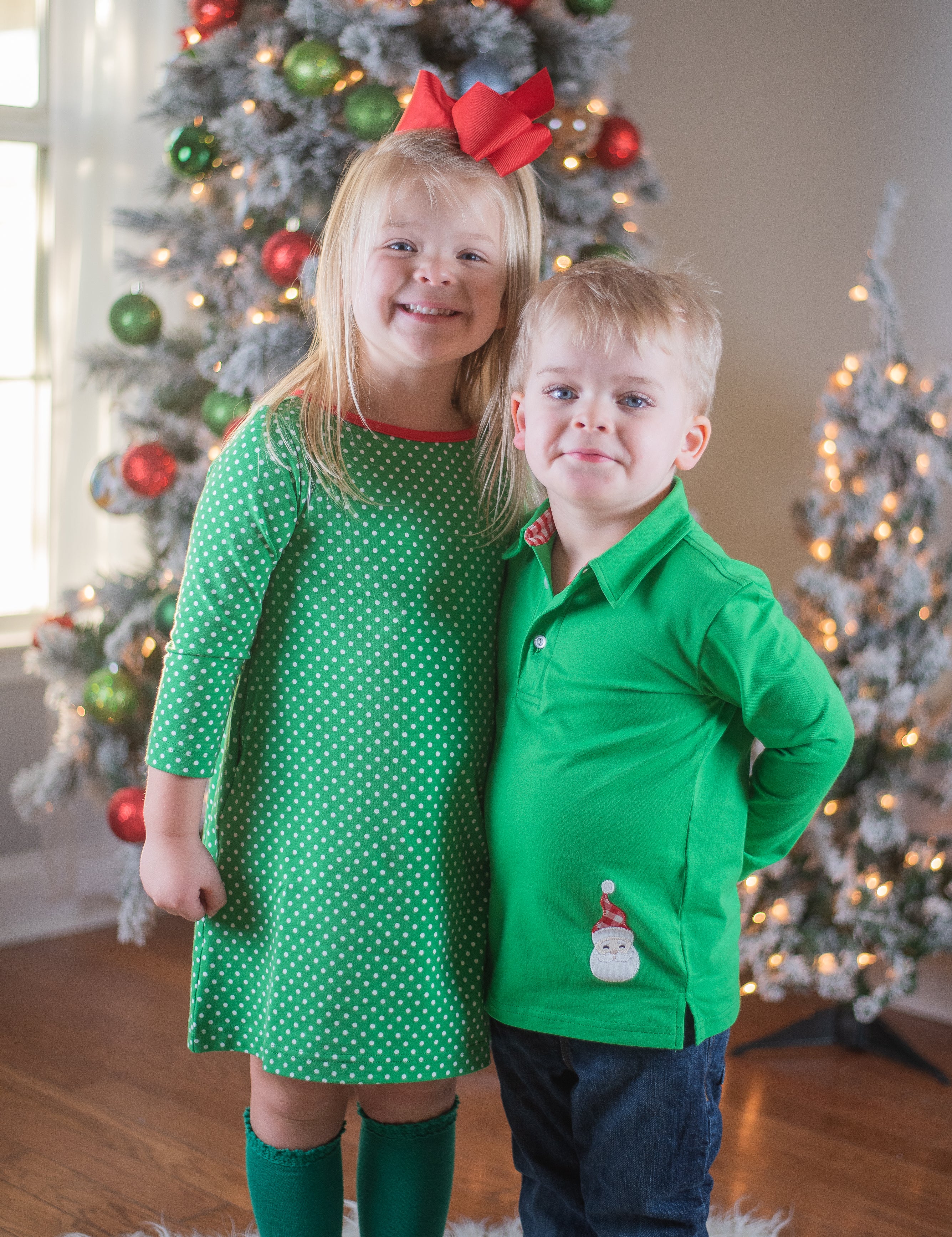 Oh So Jolly Collared Boys' Knit Shirt