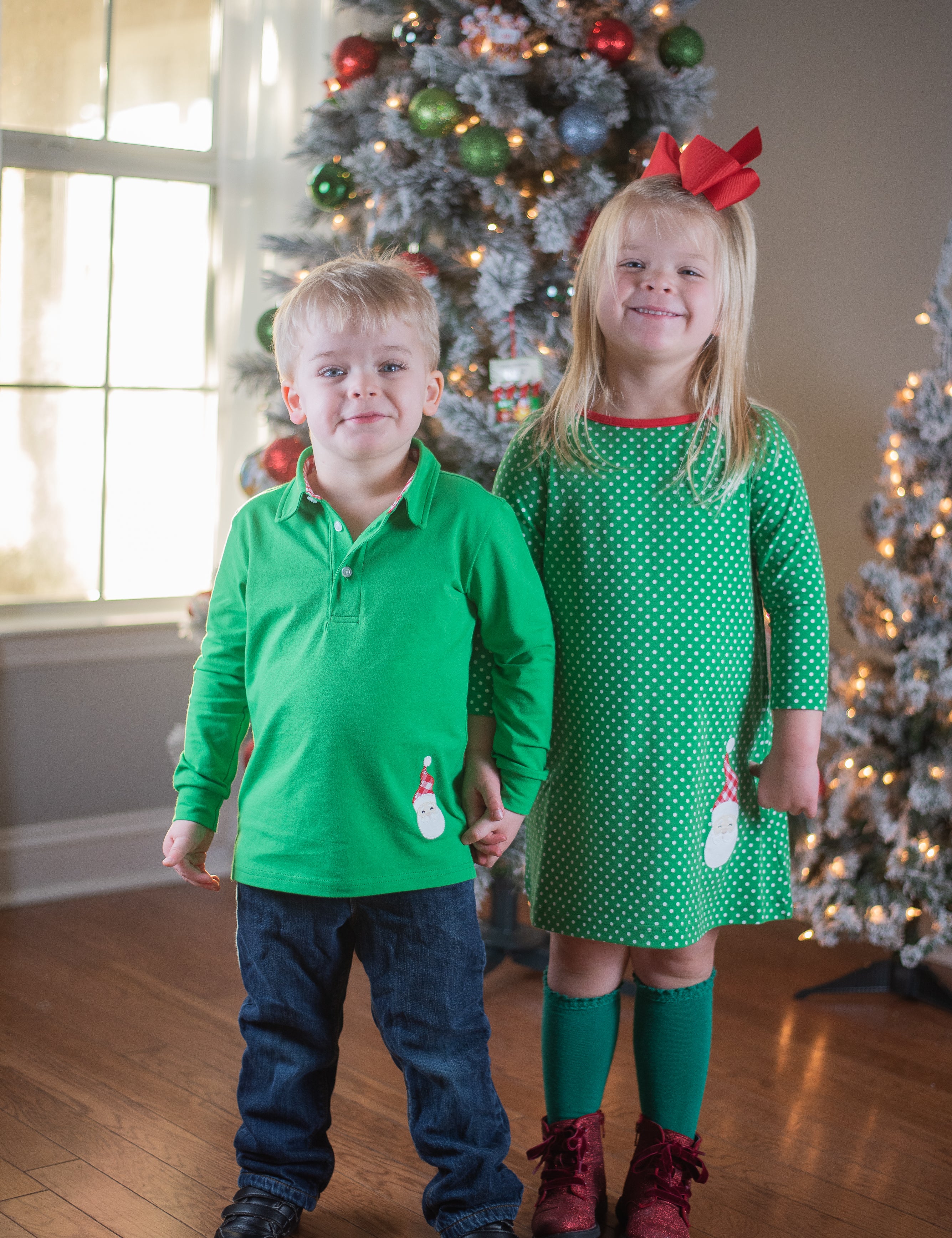 Oh So Jolly Collared Boys' Knit Shirt