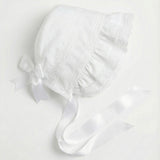 PREORDER Balmoral White Lace Heirloom Bonnet