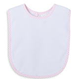 Pink Gingham Bib