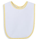 Yellow Gingham Bib