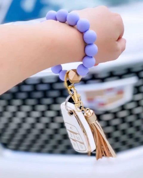 Solid Wristband Keychain