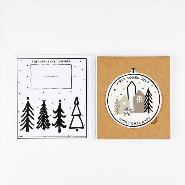 First Comes Love New Baby Ornament