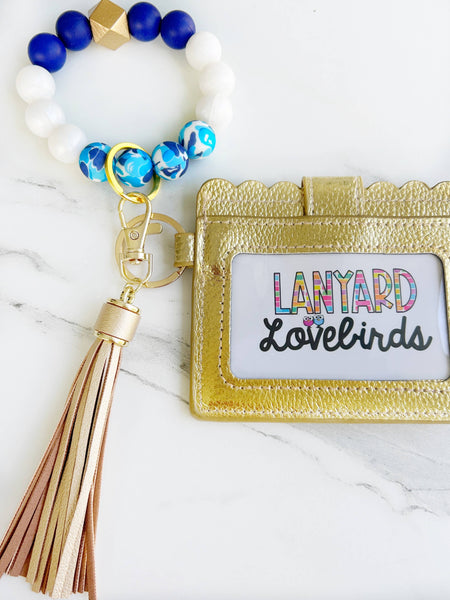 Ocean Breeze Wristband Keychain