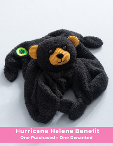 Western North Carolina Hurricane Helene Relief Fundraiser Lovie Stuffed Animal Black Bear
