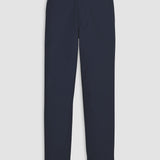 Unisex Navy Flat Front Straight Leg Pants