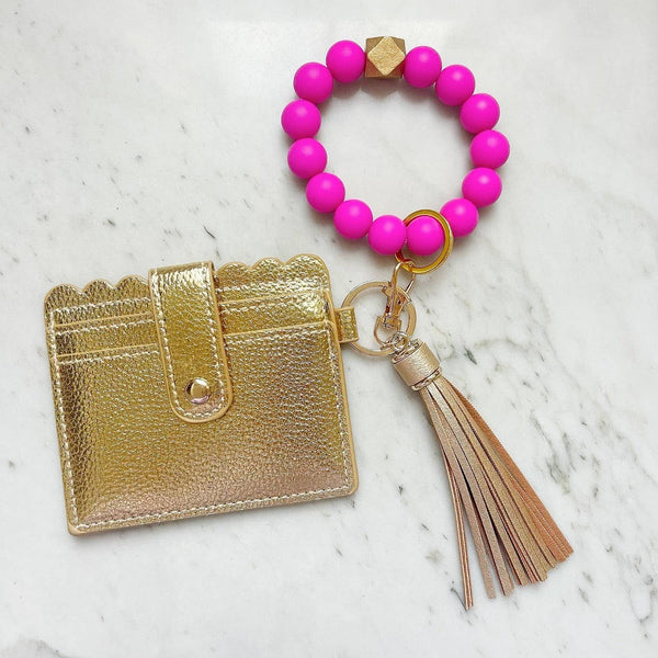 Solid Wristband Keychain