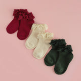 Lace Bobby Socks - Vanilla