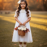 Dover Lace White Heirloom Dress