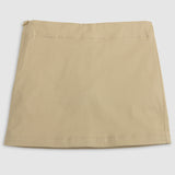 Khaki A-Line Skort