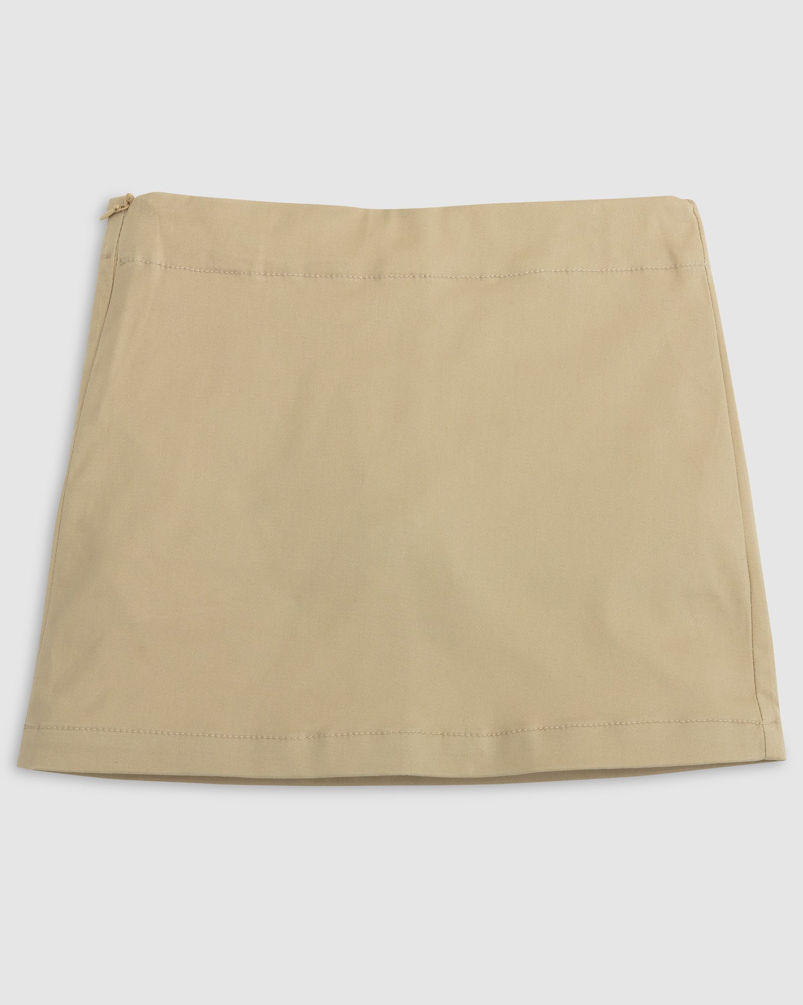 Khaki A-Line Skort