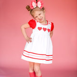 Be Mine Heart Applique Dress
