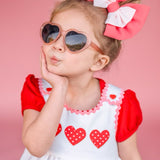 Be Mine Heart Applique Dress