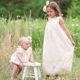 Cambridge Ecru Sleeveless Heirloom Dress