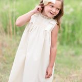 Cambridge Ecru Sleeveless Heirloom Dress