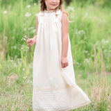 Cambridge Ecru Sleeveless Heirloom Dress