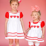 Be Mine Heart Applique Dress