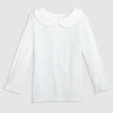 Knit Peter Pan Collared Blouse